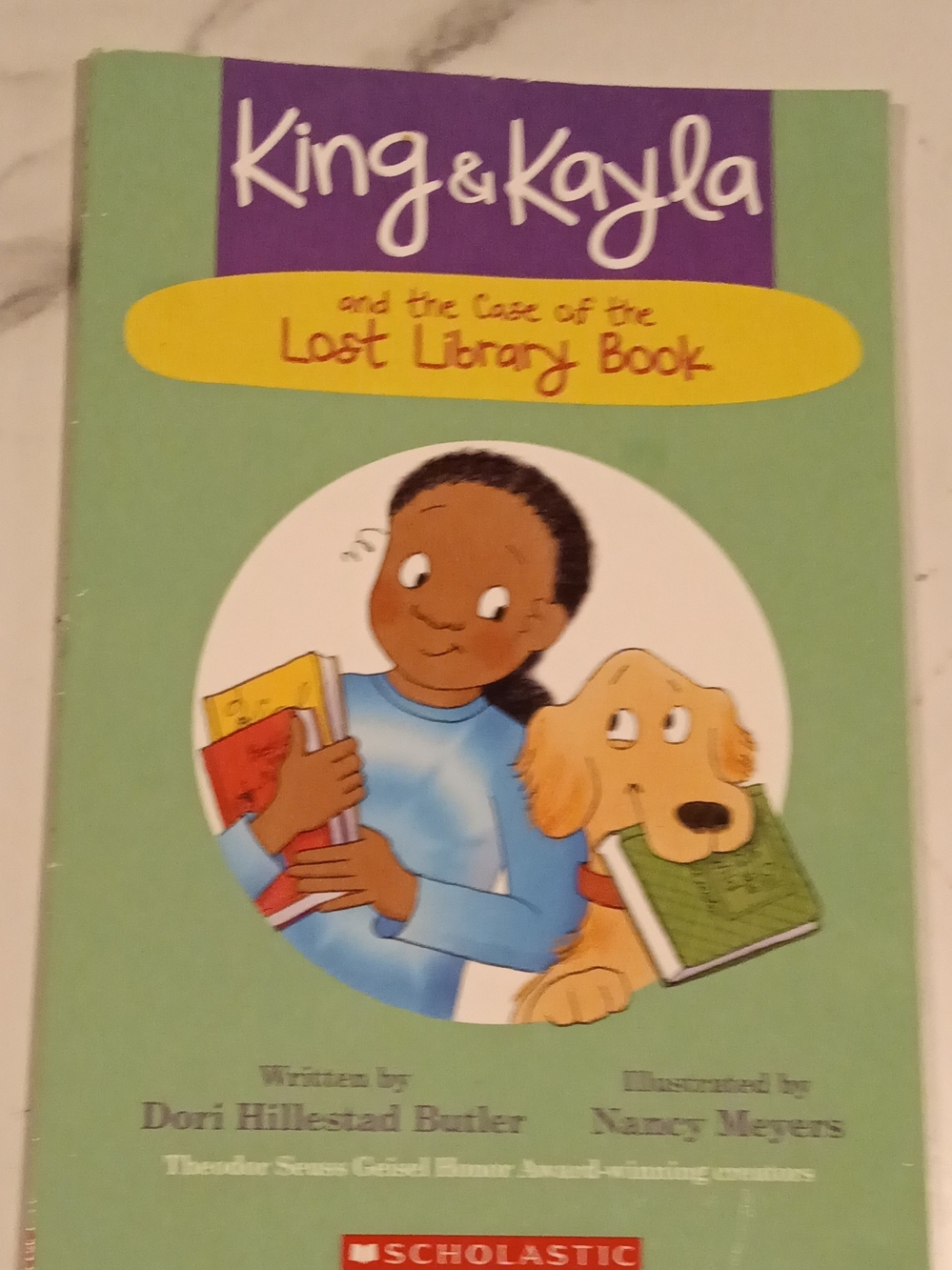 Scholastic King & Kayla Book - Green, Purple, Yellow